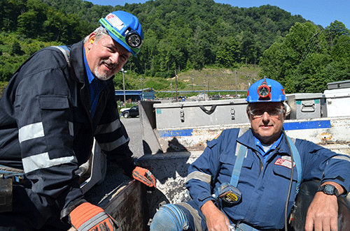 Division of Mines Chief, Randy Moore, and Mine Inspector, Sammy Flemming