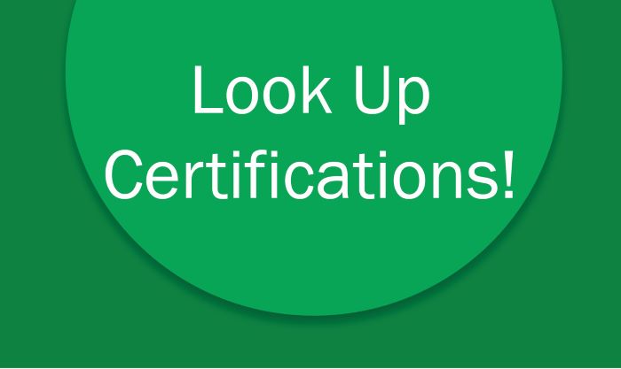 Lookup Certification