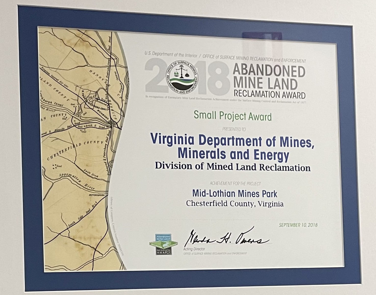 Abandoned Mine Land Greater Richmond Area