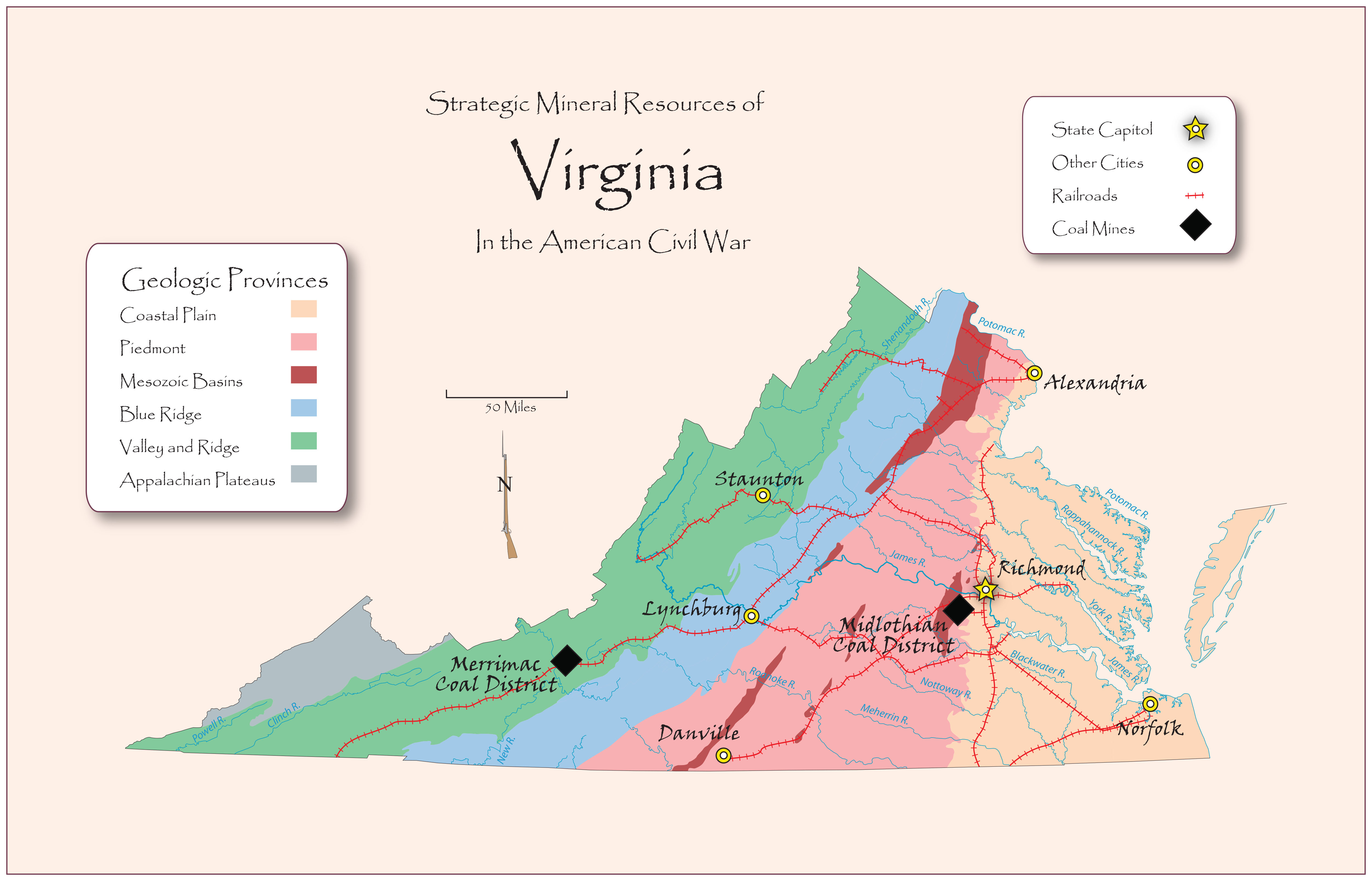 Strategic Mineral Resources of Virginia in the American Civil War - Coal