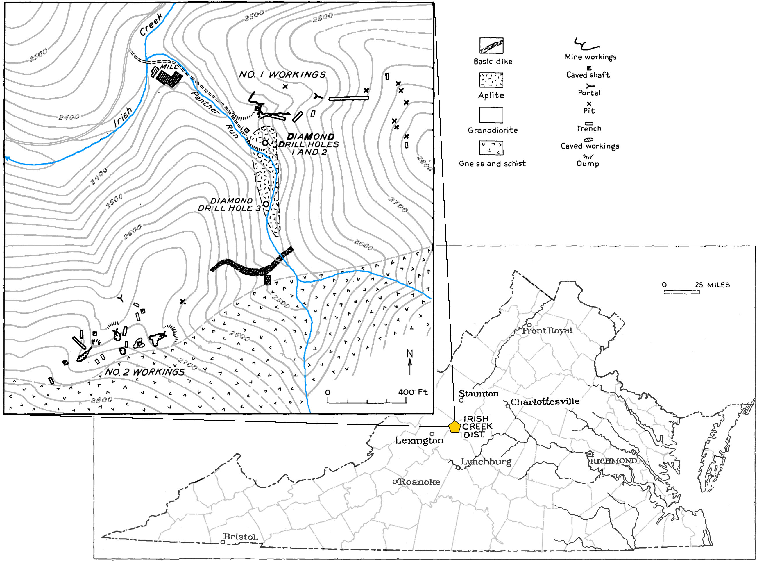 The Irish Creek Mining District of Virginia