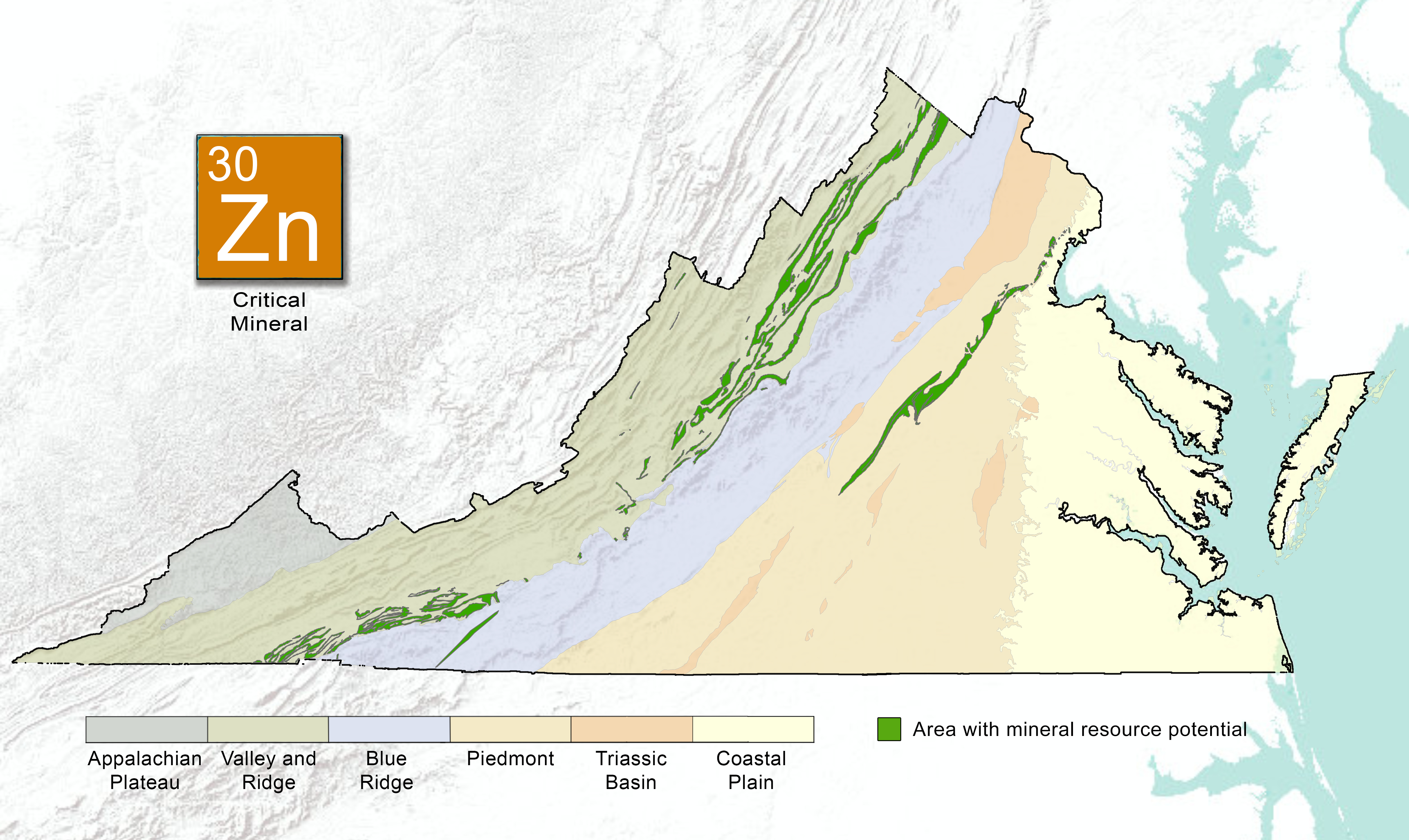 Zinc in Virginia