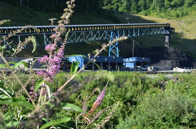 Belt line at Deep Mine 41, Dickenson County