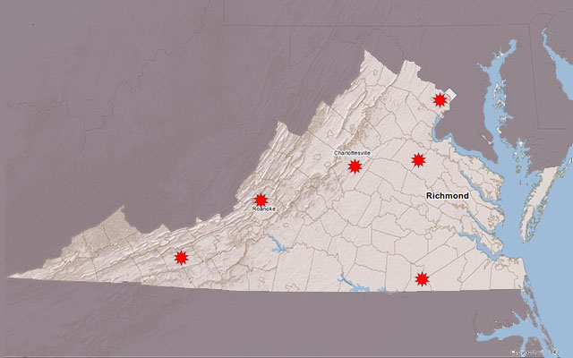 Training Locations in Virginia